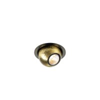 BIG WHITE (SLV) DYSKO Stropn� vestavn� sv�tidlo, kulat�, PHASE, 2700K, 6,4 W, 36�, �ern� / zlat� 1010353