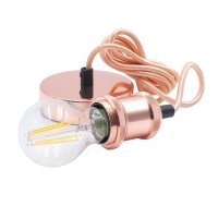 CENTURY Kovov� Z�v�s FUSION BARVA M�� pro LED ��rovky d�lka 1500mm E27 IP20 CEN FSRG-150