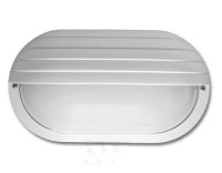 Ecolite Technick� sv�tidlo ov�l s krytem b�le WH2606-BI