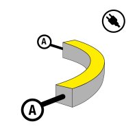 SLC nap�jen� pro LED p�sek NeonFlex 230V Side-Bend Mono A