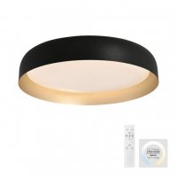 JUST LIGHT LED stropn� sv�tidlo pr�m�r 57 �ern� / zlat� stm�vateln� d�lkov�m ovlada�em CCT 2700-5000K LD 14216-18