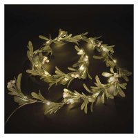 EMOS LED vánoční girlanda - jmelí, 1,5 m, 3x AA, vnitřní, teplá bílá, časovač DCTW27 EMOS LED vánoční girlanda - jmelí, 1,5 m, 3x AA, vnitřní, teplá bílá, časovač DCTW27