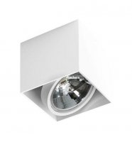 Stropn� p�isazen� bodov� sv�tidlo AZzardo Alex white AZ1359 QR111 G53 1x50W IP20 12V 13,2 cm b�l�
