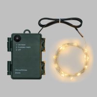 XmasKing Led bateriov� �et�z 16m 160LED venkovn�, tepl� b�l�