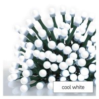 EMOS LED vánoční cherry řetěz - kuličky, 8 m, venkovní i vnitřní, studená bílá, programy, časovač D5AC22 EMOS LED vánoční cherry řetěz - kuličky, 8 m, venkovní i vnitřní, studená bílá, programy, časovač D5AC22
