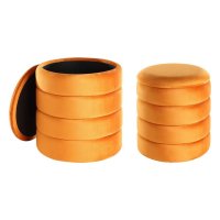 LIVING Taburetka 2 velikosti oran�ov� AMPAHAKA 424126