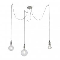LEUCHTEN DIRECT Z�v�sn� sv�tidlo, ocel, 3-ramenn�, modern� retro LD 13571-55