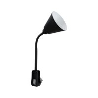 PAULMANN sv�tidlo do z�suvky Junus Flexarm E14 �ern� vyp�na� na lamp� 954.27 P 95427