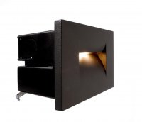 V�PRODEJ VZORKU Light Impressions KapegoLED vestavn� sv�tidlo do zdi Yvette I A 220-240V AC/50-60Hz 5,00 W 3000 K 75 lm 107 mm antracit 763004