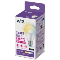 WiZ LED ��rovka E27 A60 8W 806lm 2700-6500K CRI80 IP20, stm�vateln�