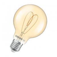 LEDVANCE LED ��rovka Vintage 1906 Globe 80 Heart Filament 4,9 W E27 2200 K stm�vateln�
