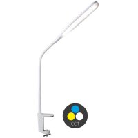 Ecolite LED stm�vateln� stoln� lampa 10W 500lm CCT b�l� LU13C-BI