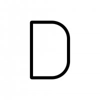 Artemide Alphabet of Light - velk� p�smeno D 1201D00A