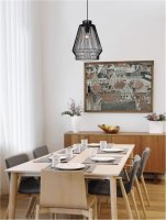 NOVA LUCE závěsné svítidlo BREDO černý hliník černý kabel E27 1x12W 230V IP20 bez žárovky 9586510 NOVA LUCE závěsné svítidlo BREDO černý hliník černý kabel E27 1x12W 230V IP20 bez žárovky 9586510