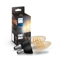 Philips HUE Sada 2x Hue WA Filament ��rovka LED E14 B39 4,6W 350lm 2200-4500K IP20