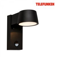 BRILONER TELEFUNKEN LED nástěnné svítidlo, pohybové čidlo, soumrakový senzor, černá 323105TF BRILONER TELEFUNKEN LED nástěnné svítidlo, pohybové čidlo, soumrakový senzor, černá 323105TF