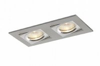 BPM Vestavn� sv�tidlo Aluminio Plata, kart��.hlin�k 6LEDx3W, 230V 3001LED1.D40.3K