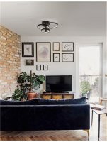 NOVA LUCE stropn� sv�tidlo EMIL �ern� hlin�k a akryl LED 30W 230V 3000K IP20 stm�vateln� 9349063