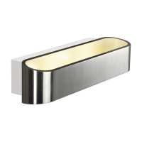 BIG WHITE ASSO 300, nástěnné svítidlo, LED, 3000K, oválné, kartáčovaný Al/bílé, D/Š/V 30/9,5/7 cm 151275 BIG WHITE ASSO 300, nástěnné svítidlo, LED, 3000K, oválné, kartáčovaný Al/bílé, D/Š/V 30/9,5/7 cm 151275