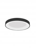 NOVA LUCE stropn� sv�tidlo RANDO SMART �ern� hlin�k a akryl LED 50W 230V 3000K - 4000K IP20 Tuya stm�vateln� 9853042