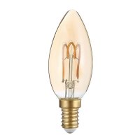 ACA sv��kov� Spiral filament Amber LED 3W E14 2700K 230V