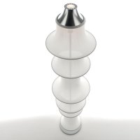 Artemide Ohnivzdorn� difuzor 165 st�n�tko + kovov� obru�e Inox Falkland Suspension DS2040CRCI