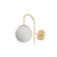 OSMONT ANC40003 ANCHA 1 n�st�nn� sklen�n� sv�tidlo Golden Beach / b�l� IP40 25W E27