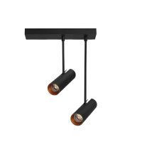 Azzardo AZ3521 stropn� sv�tidlo bodov� Lens 2 �ern�/zlat�