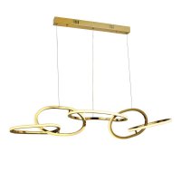 ACA Lighting z�v�sn� sv�tidlo RING LED 72W 5700lm CCT IP20 zlat� nerez ocel + akryl HM88LEDP5GDCCT