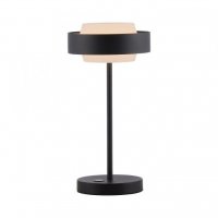 JUST LIGHT Kolekce Sch�ner Wohnen LED stoln� lampa Elmo �ern� dotykov� stm�va� 3000K