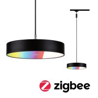 PAULMANN URail závěs Smart Home Zigbee 3.0 Hildor RGBW 10W RGBW+ stmívatelné 230V černá mat PAULMANN URail závěs Smart Home Zigbee 3.0 Hildor RGBW 10W RGBW+ stmívatelné 230V černá mat