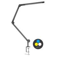 Ecolite LED stmívatelná stolní lampa 8W+11W 700lm CCT černá LU19WT-CR Ecolite LED stmívatelná stolní lampa 8W+11W 700lm CCT černá LU19WT-CR