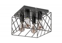 Rabalux stropn� sv�tidlo Boroo E27 4x MAX 25W matn� �ern� 71027