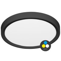 Ecolite LED sv�tidlo kruh 50W 60cm CCT 6000lm IP40 �ern� lem W007-CCT/50W/CR