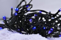 Solight LED vánoční řetěz, 3m, 20xLED, 3x AA, modré světlo, zelený kabel 1V50-B Solight LED vánoční řetěz, 3m, 20xLED, 3x AA, modré světlo, zelený kabel 1V50-B