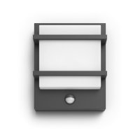 Philips Petronia UltraEfficient venkovní nástěnné svítidlo se senzorem LED 3,8W 800lm 2700K IP44, antracit Philips Petronia UltraEfficient venkovní nástěnné svítidlo se senzorem LED 3,8W 800lm 2700K IP44, antracit