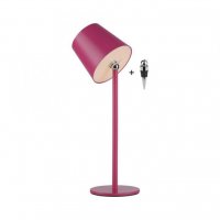 JUST LIGHT Nab�jec� sv�tidlo na l�hev, s p��davnou nohou, r��ov� 3000K
