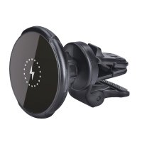Solight magnetick� dr��k MagSafe do auta s bezdr�tov�m nab�jen�m Qi 15W DC90Qi
