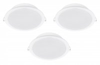 Philips Meson LED vestavn� sv�tidlo 5,5W, 4000 K, b�l�, 3 ks