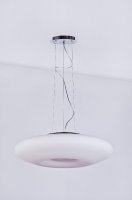 AZzardo PIRES závěsné svítidlo 3x E27 60W bez zdroje 50cm IP20, chrom/bílá AZzardo PIRES závěsné svítidlo 3x E27 60W bez zdroje 50cm IP20, chrom/bílá