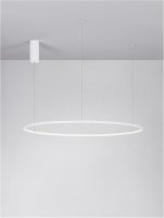 NOVA LUCE z�v�sn� sv�tidlo TARQUIN b�l� hlin�k a akryl LED 58W 230V 3000K IP20 stm�vateln� 9345608