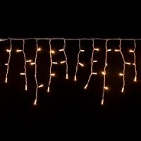 XmasKing LED kr�pn�k 3x0,5m 114 MAXI LED propojiteln� PROFI 2-pin venkovn�, tepl� b�l� rampouchy