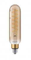 Philips Vintage LED ��rovka E27 T65 7W 470lm 1800K stm�vateln�, gold