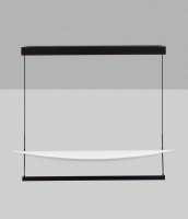 V�PRODEJ VZORKU NOVA LUCE z�v�sn� sv�tidlo DIONA stm�vateln� �ern� / b�l� LED 81W 5160lm 2700K 120cm