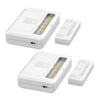 Solight LED sv�t�lka do sk��n�, komod a z�suvek, 40lm , 2x AAA, 2ks v balen� WL908