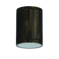 ACA Lighting E27 PAR30 venkovn� kulat� stropn� sv�tidlo 230V zlat� �ern� IP65 MAX.35W LG2302E27GB