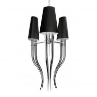 Z�v�sn� sv�tidlo AZzardo Diablo 3 black AZ1345 E14 6x11W IP20 52cm �ern�