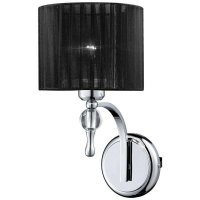 N�st�nn� lampa AZzardo Impress wall black AZ0501 E27 1x50W IP20 30cm �ern�