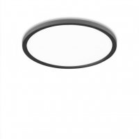 LEUCHTEN DIREKT is JUST LIGHT LED stropn� sv�tidlo kruhov� v �ern� s nastavitelnou teplotou barvy a funkc� stm�v�n� 2700-5000K