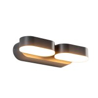 ACA Lighting LED SMD venkovn� n�st�nn� sv�tidlo 13W 630LM 100d 230V AC 3.000K tmav� �ed� CRI80 IP54 30.000hod LG1682G